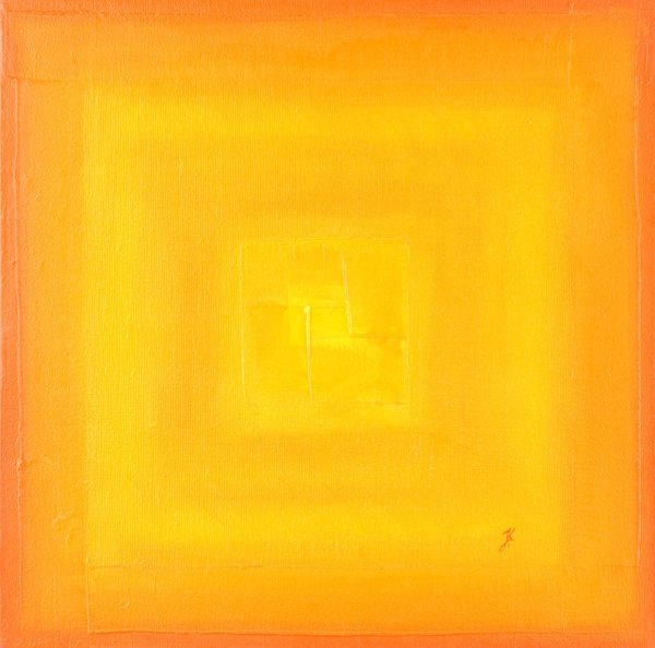 2. Oranžový světlý čtverec - aktivující barva